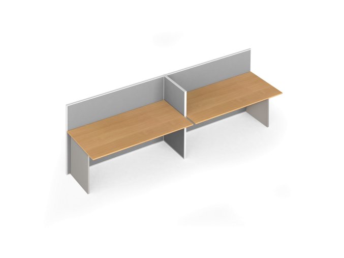 kancelarsky stul primo s paravanem 2 mista nastenka seda buk 121420