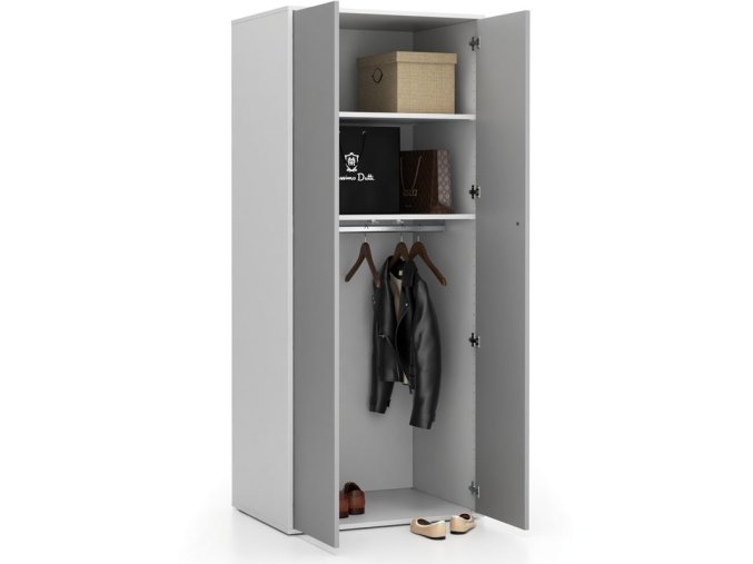 kancelarska satni skrin layers satni tyc 800 x 600 x 1905 mm bila seda 21936