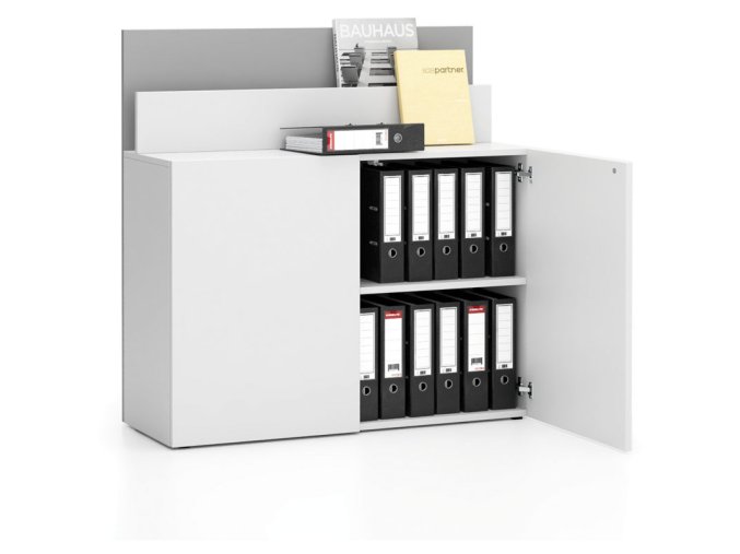 kancelarska pristavna skrinka ke stolu layers kratka bila seda 22209