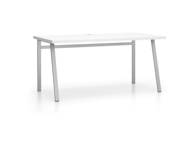 kancelarsky psaci stul single layers bez prepazek bila 22275