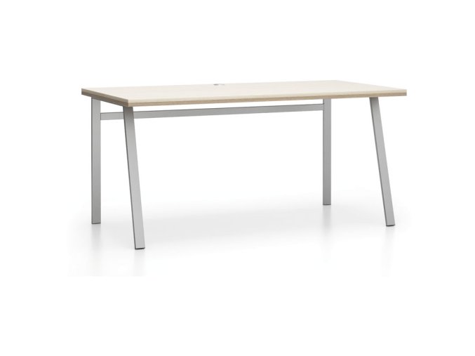 kancelarsky psaci stul single layers bez prepazek dub prirodni dub moreny 22277