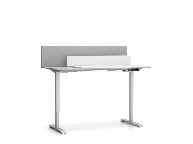 kancelarsky stul single layers posuvna vrchni deska s prepazkami nastavitelne nohy bila seda 100260