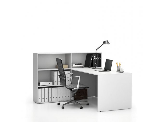 kancelarska sestava single segment 3 police leva bila bila 23899