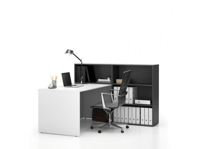 kancelarska sestava single segment 3 police prava bila grafitova 25000