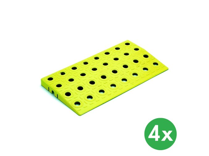 rovny najezd griptil 4 ks zluty 115639