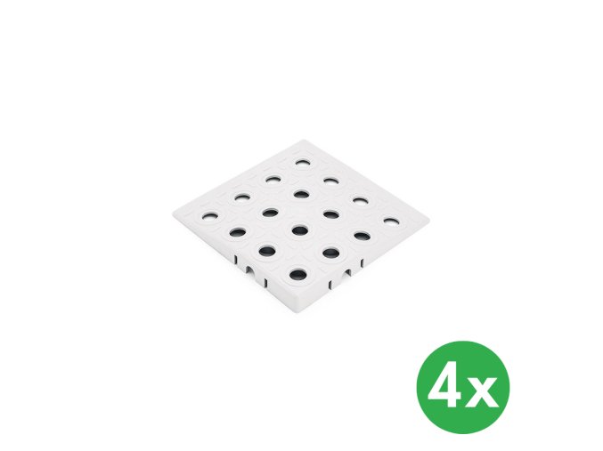 Rohový nájezd GripTil, 4 ks, bílý