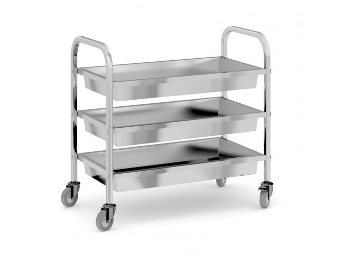 servirovaci vozik 3 vany 950 x 500 x 940 mm 48523
