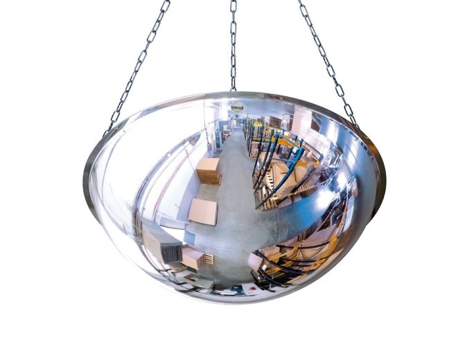 Dohledové hemisférické zrcadlo 1/2 sféry, horizontální, průměr 800 mm