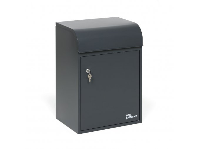 postovni schranka na baliky a dopisy seda 600 x 425 x 330 mm 52061