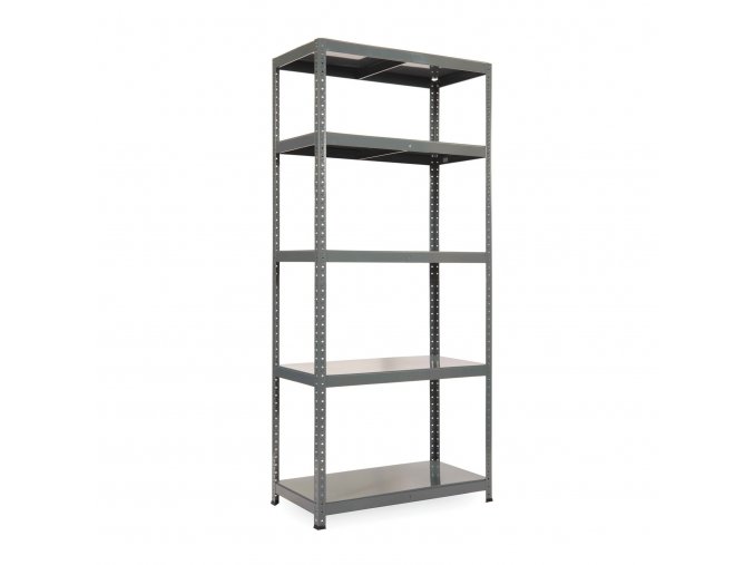 policovy regal 1800x900x400 mm 5 polic nosnost police 175 kg ral 7031 60217