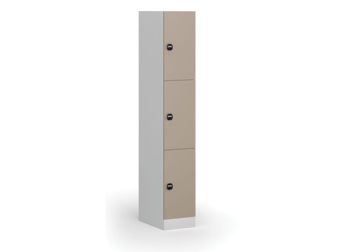 satni skrinka s1 s uloznymi boxy 3 boxy 1850 x 300 x 500 mm demont rfid zamek bezove dvere 110850