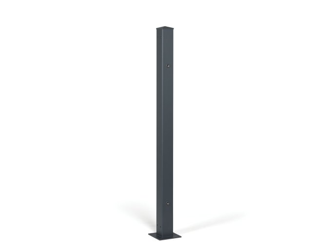 sloupek koncovy d na kridlovou branu nebo branku na patku 62757