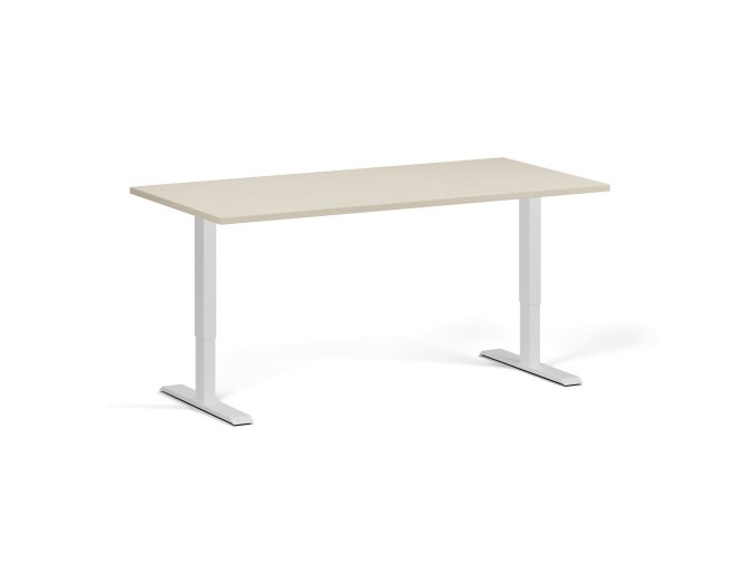 vyskove nastavitelny stul 160x80 cm 2 motory bila podnoz briza 96324