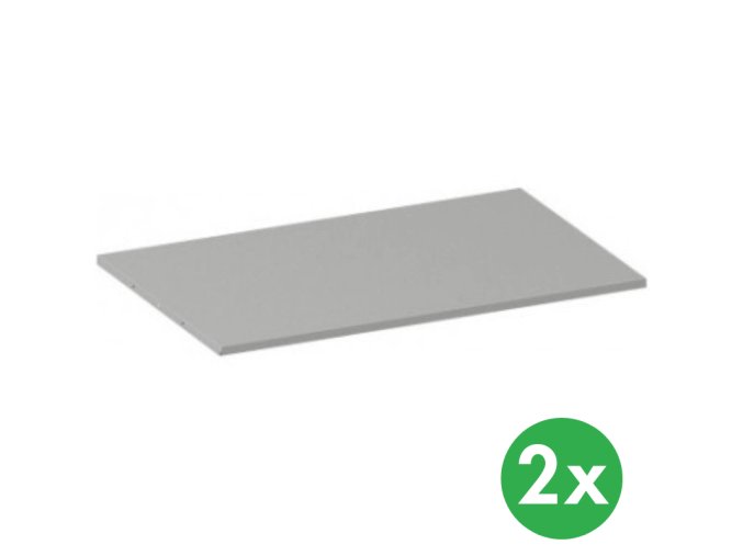 pridavna police ke kovovym skrinim 1200 x 800 mm seda 2 ks 139420
