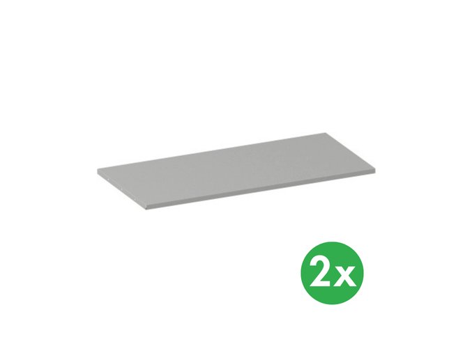 pridavna police ke kovovym skrinim 800 x 400 mm seda 2 ks 140292