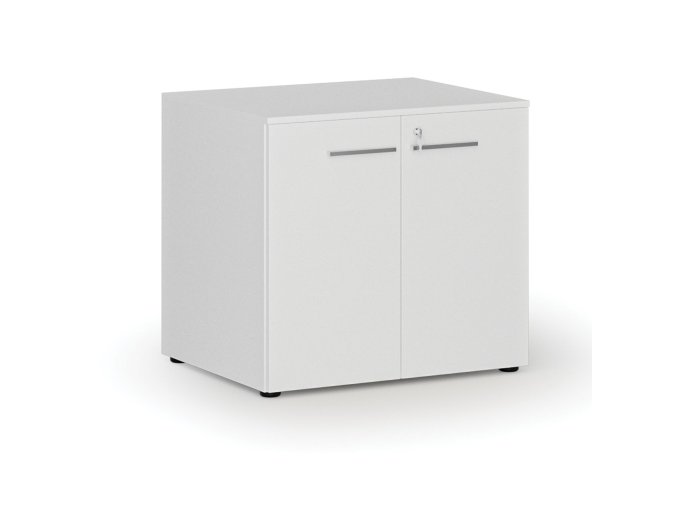kancelarska skrin s dvermi primo white 800 x 640 x 735 mm bila 70657