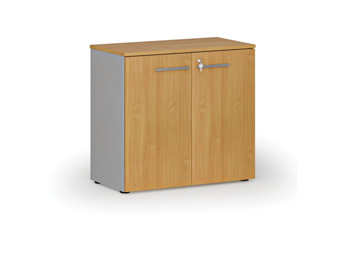 kancelarska skrin s dvermi primo gray 800 x 420 x 740 mm seda buk 72479