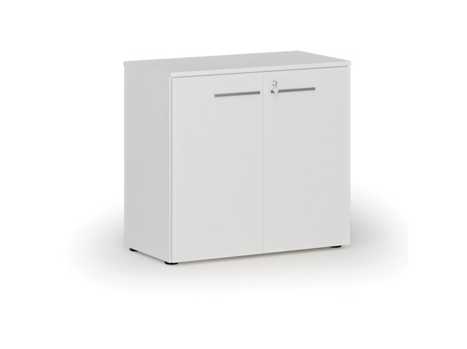 kancelarska skrin s dvermi primo white 800 x 420 x 740 mm bila 72568
