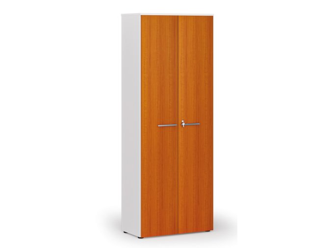 kancelarska skrin s dvermi primo white 800 x 420 x 2128 mm bila tresen 143563