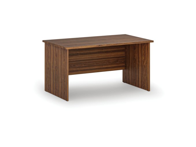Kancelářský psací stůl PRIMO WOOD, 140x80 cm, ořech