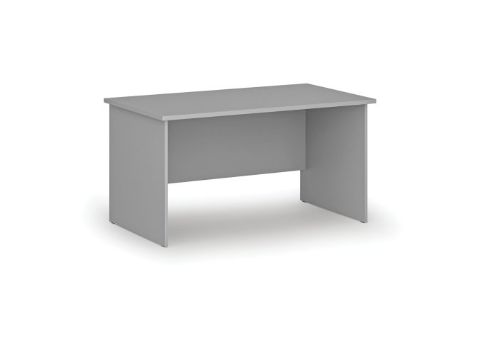 Kancelářský psací stůl PRIMO GRAY, 140x80 cm, šedá