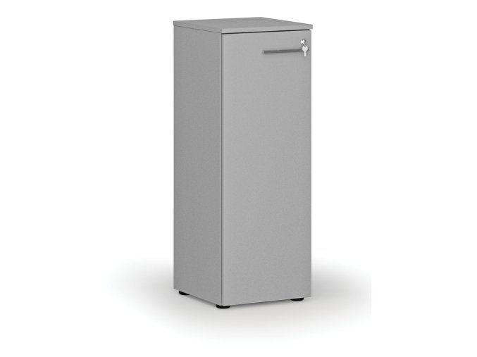 nizka kancelarska skrin s dvermi primo gray 400 x 420 x 1087 mm seda 70410