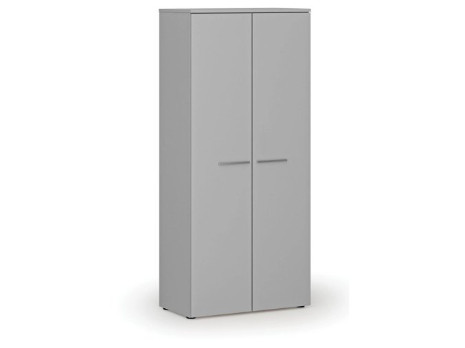 Šatní skříň s výsuvem PRIMO GRAY, 1781 x 800 x 420 mm, šedá