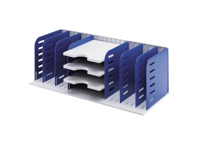 tridici moduly 8 prepazek a 3 police modra 2582