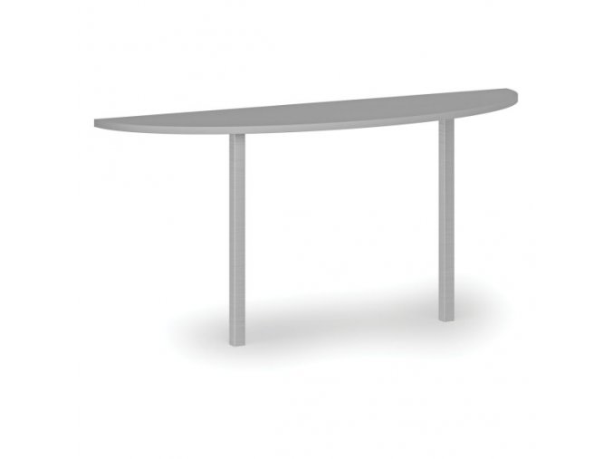 Přístavba pro kancelářské pracovní stoly PRIMO, 1600 mm, šedá