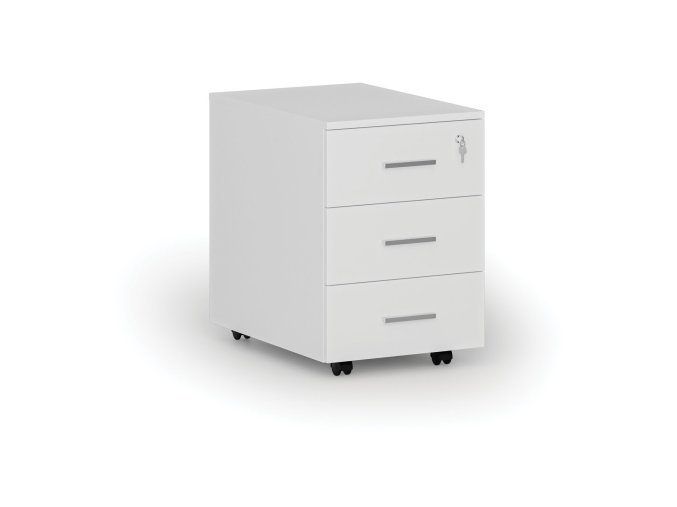 kancelarsky mobilni kontejner segment 3 zasuvky bila 80065