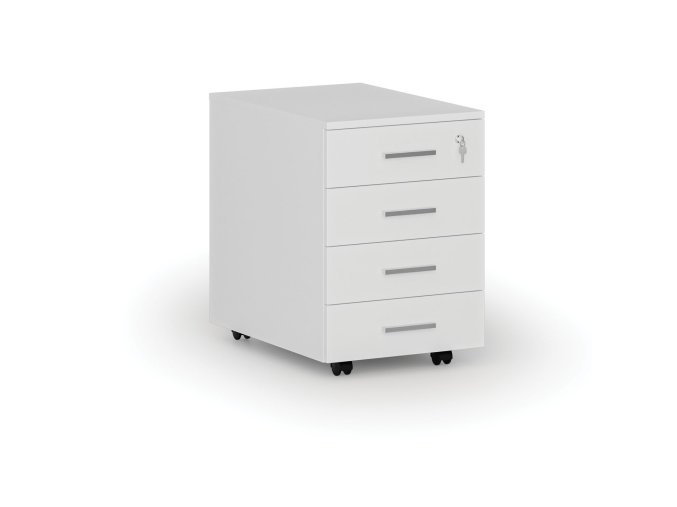 kancelarsky mobilni kontejner segment 4 zasuvky bila 80140