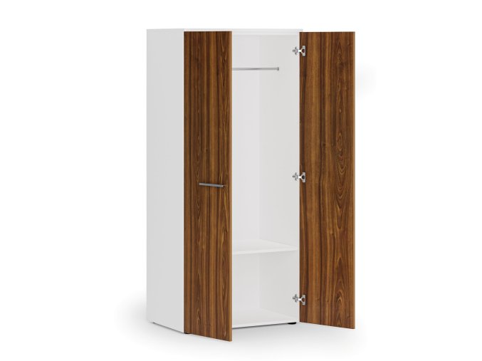 kancelarska satni skrin primo white 1 police satni tyc 800 x 500 x 1781 mm bila orech 83426