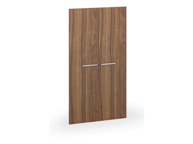 Křídlové dveře PRIMO, pár, výška 1393 mm, ořech