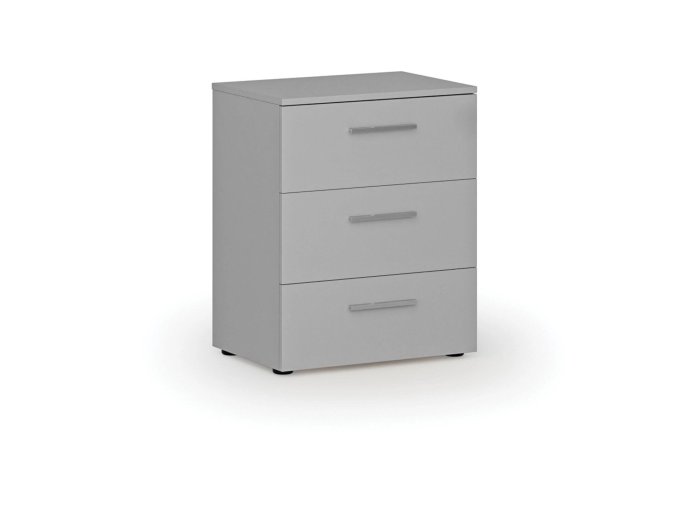 kancelarska komoda ke stolu primo gray 740 x 600 x 420 mm seda 86557