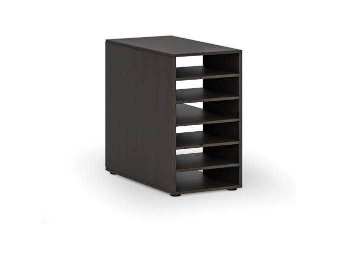 pristavna policova skrinka k pracovnimu stolu primo wood prava wenge 87133