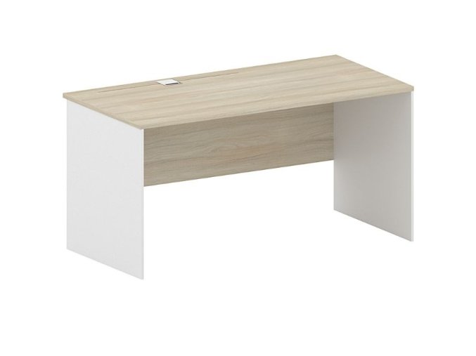 kancelarsky psaci stul future do paravanu 1700 x 800 mm bila dub 88151