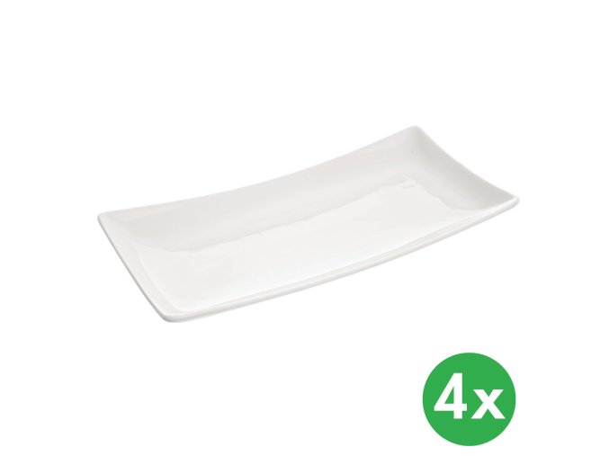 tac servirovaci mona 29 5 x 14 5 cm porcelan 4 ks 115141
