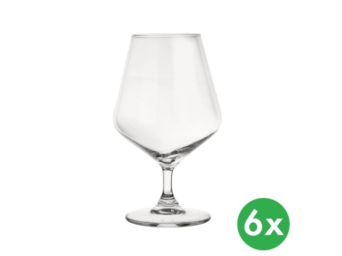 Sklenice na brandy 0,35 l, 6 ks