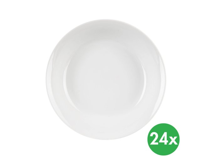 Talíř hluboký dětský MONA, pr. 19 cm, porcelán, 24 ks