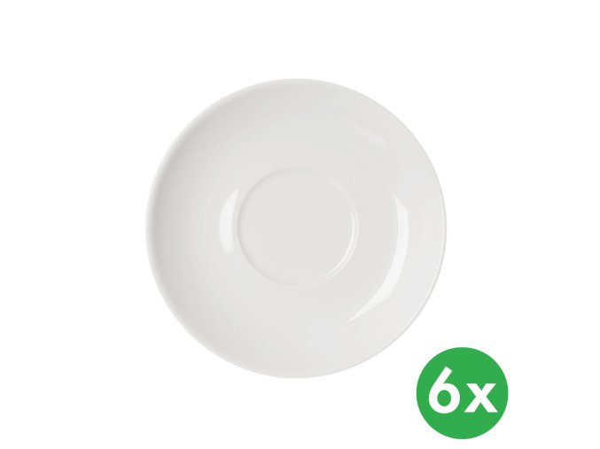 Podšálek MONA Jumbo, průměr 16,3 cm, porcelán, 6 ks