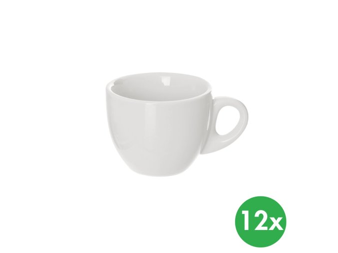 Hrnek MONA Espresso 0,1 l, porcelán, 12 ks
