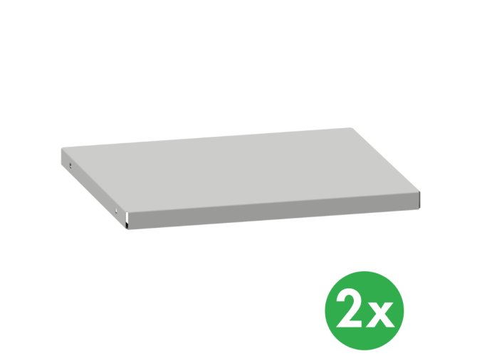 pridavna police ke kovovym skrinim 450 x 400 mm seda 2 ks 139422