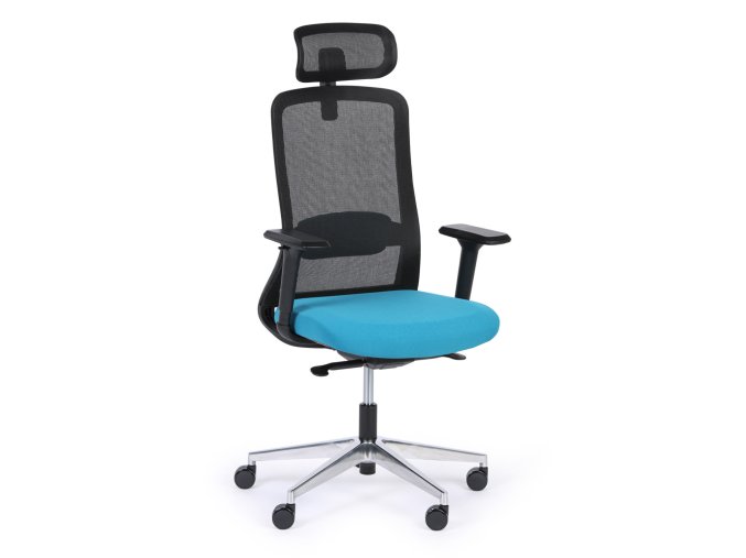 kancelarska zidle jill cerna modra 113886