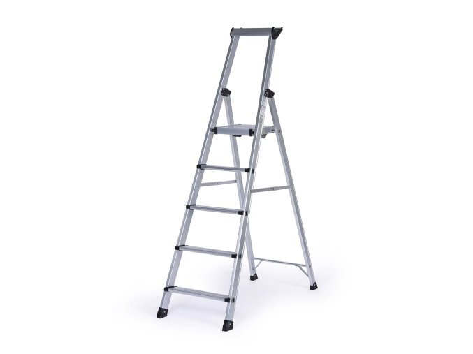 jednostranne hlinikove schudky profi s polickou 1x5 stupnu vyska 1 18 m 92149