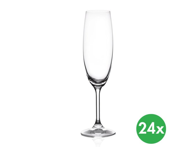 Sklenice na sekt LARA 0,22 l, 24 ks
