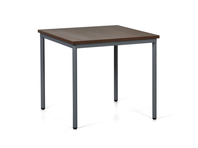 jidelni stul trivia 80x80 cm tmave seda podnoz orech 92246