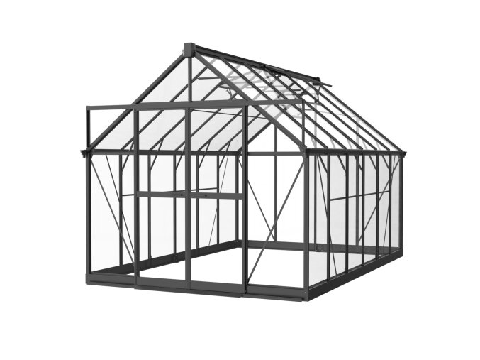 sklenik 234 x 243 x 360 cm cerny 103644