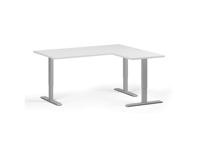 rohovy vyskove nastavitelny stul 160x140 cm 3 motory l p seda podnoz bila 103332