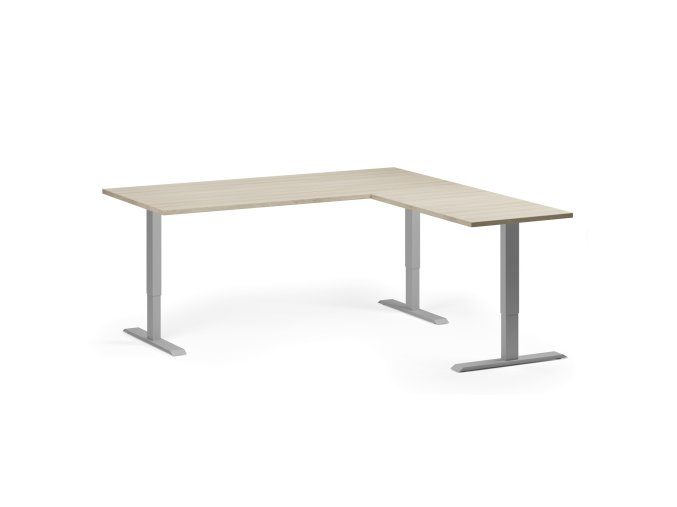 rohovy vyskove nastavitelny stul 180x180 cm 3 motory l p seda podnoz dub prirodni 103059