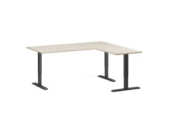 rohovy vyskove nastavitelny stul 180x160 cm 3 motory l p cerna podnoz briza 102681